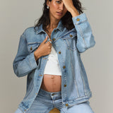 Hatch The Classic Maternity Jean Jacket 1