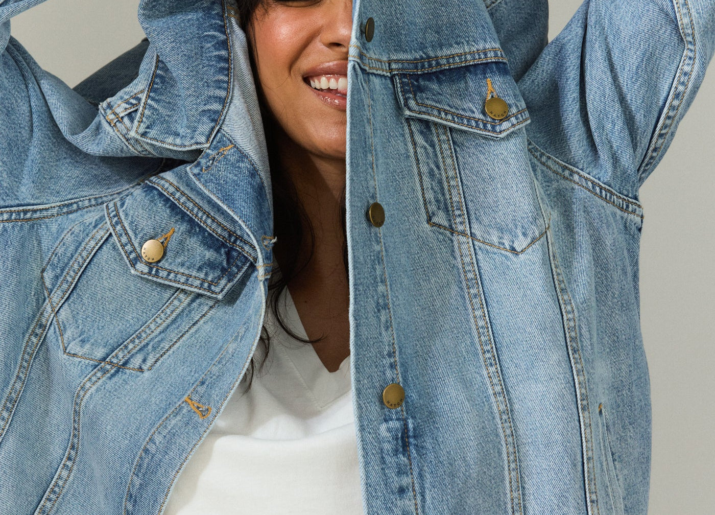 Hatch The Classic Maternity Jean Jacket 9