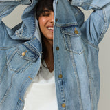 Hatch The Classic Maternity Jean Jacket 9