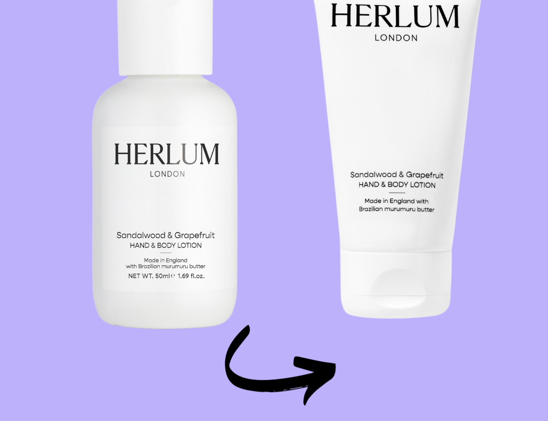 Herlum Hand & Body Lotion Sandalwood & Grapefruit | 50ml 2
