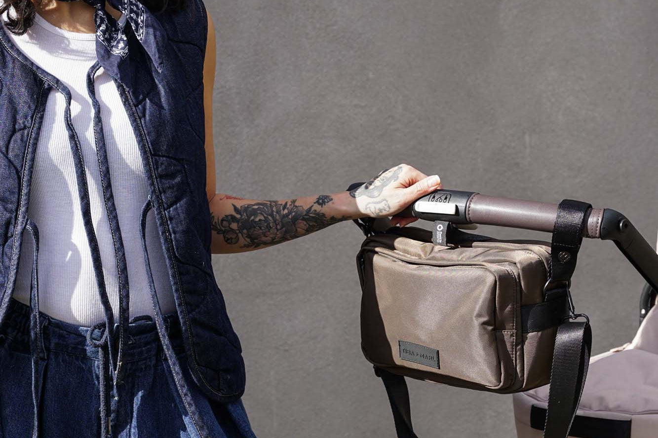 Tiba + Marl Hiro Buggy Organiser / Changing Bag Chocolate 2