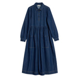 Albaray Denim Placket Midi Dress 5