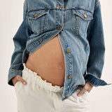 Hatch The Classic Maternity Jean Jacket 3