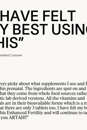 Artah Enhanced Fertility - pre-natal + pregnancy support 3
