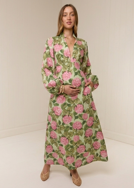 Elodie Dress in Pink Jardin – For The Creators