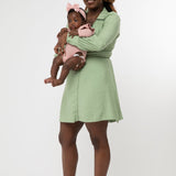 & Other Stories Collared Wrap Mini Dress 4