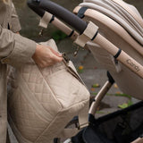Avery Row Baby Changing Bag - Natural (With Pram Clips) 5
