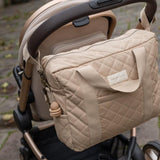 Avery Row Baby Changing Bag - Natural (With Pram Clips) 4