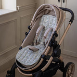 Avery Row Pram Liner - Riverbank / Nettle Scatter 1