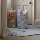 Avery Row Large Quilted Storage Basket - Coastline 4