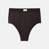 RENUE High Rise Boy Brief in Espresso 4