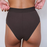 RENUE High Rise Boy Brief in Espresso 2