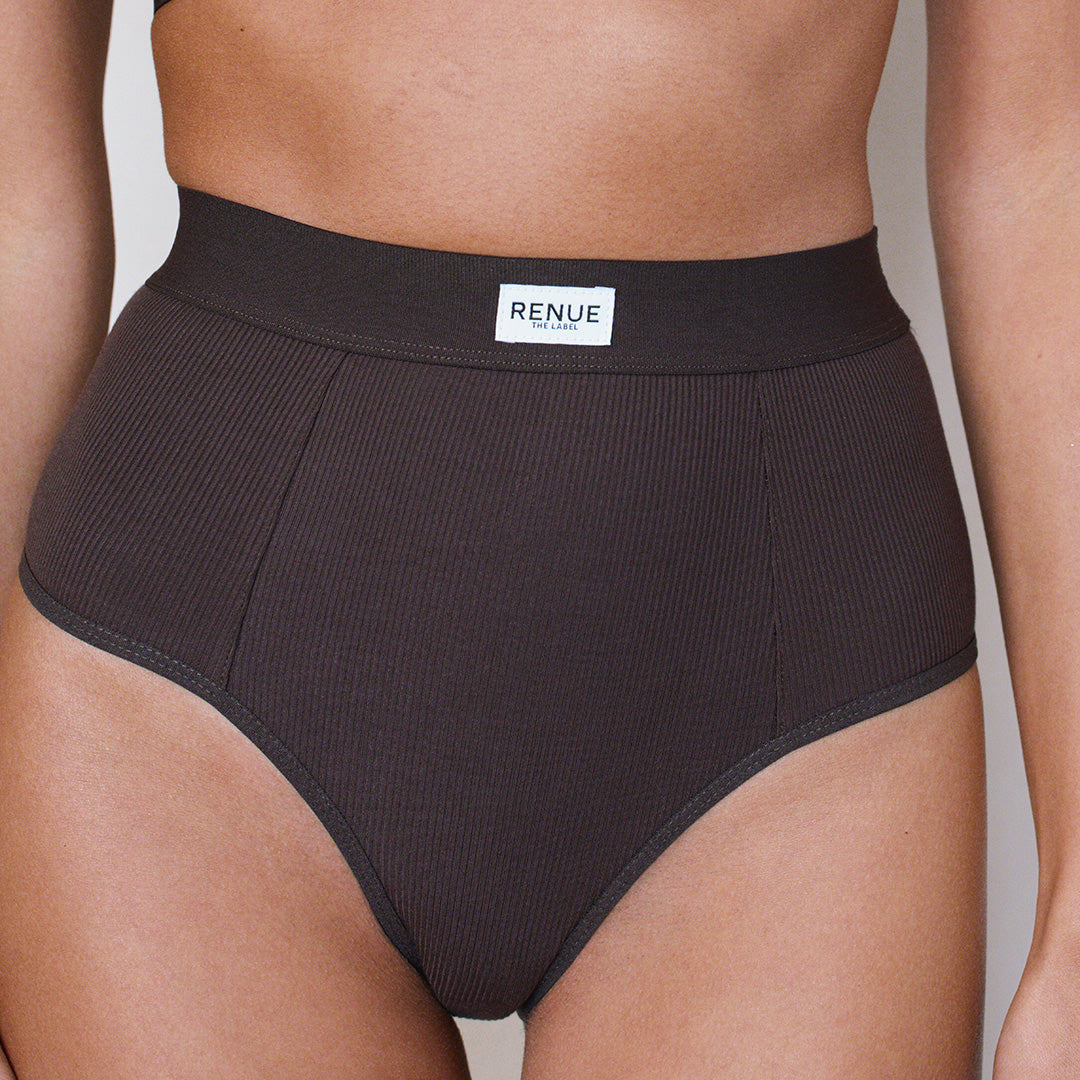 High RiseBoy Briefs, Espresso