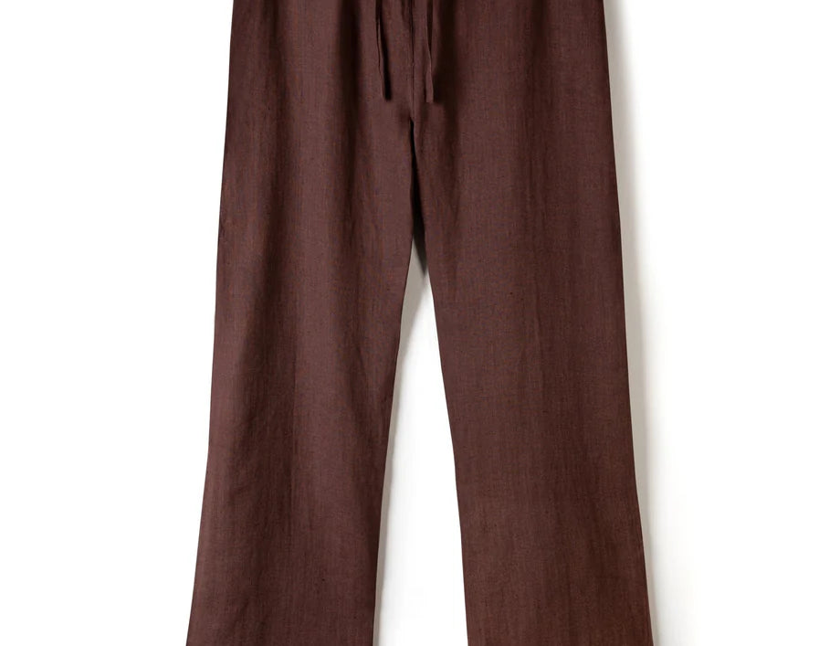 Desmond & Dempsey Women's Lounge Trouser - Mocha 4