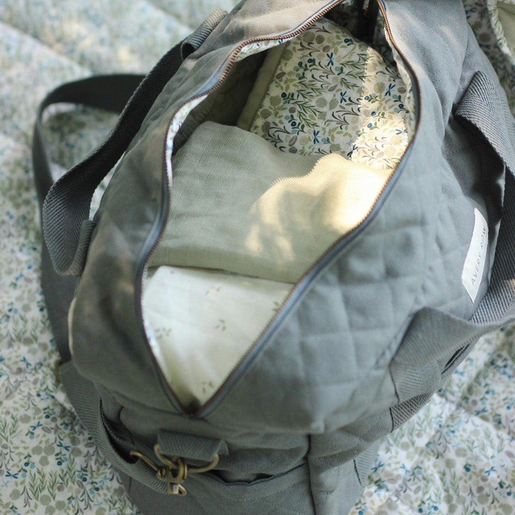 Avery Row Baby Changing Bag - Flint (With Pram Clips) 4
