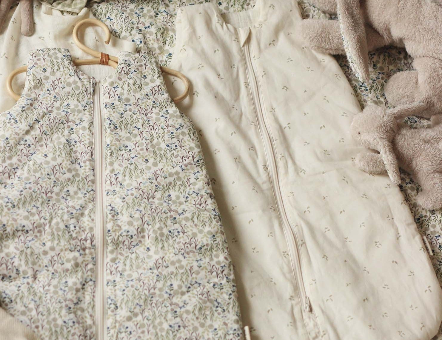 Avery Row Baby Sleeping Bag - Nettle Scatter 2