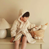 Avery Row Children's Towelling Robe - Mouse 1