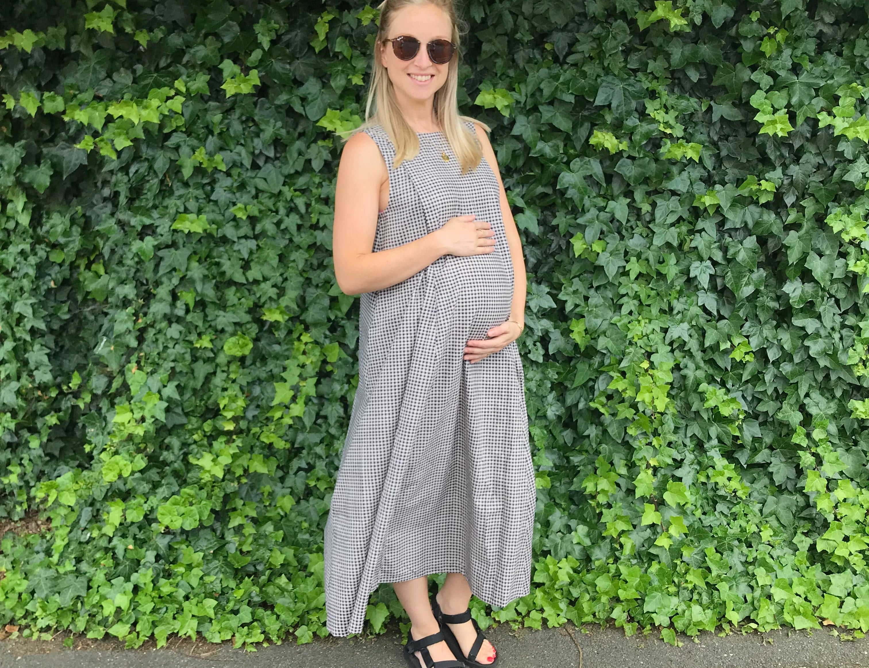 JOURNY Lucy Dress - Navy Gingham 1