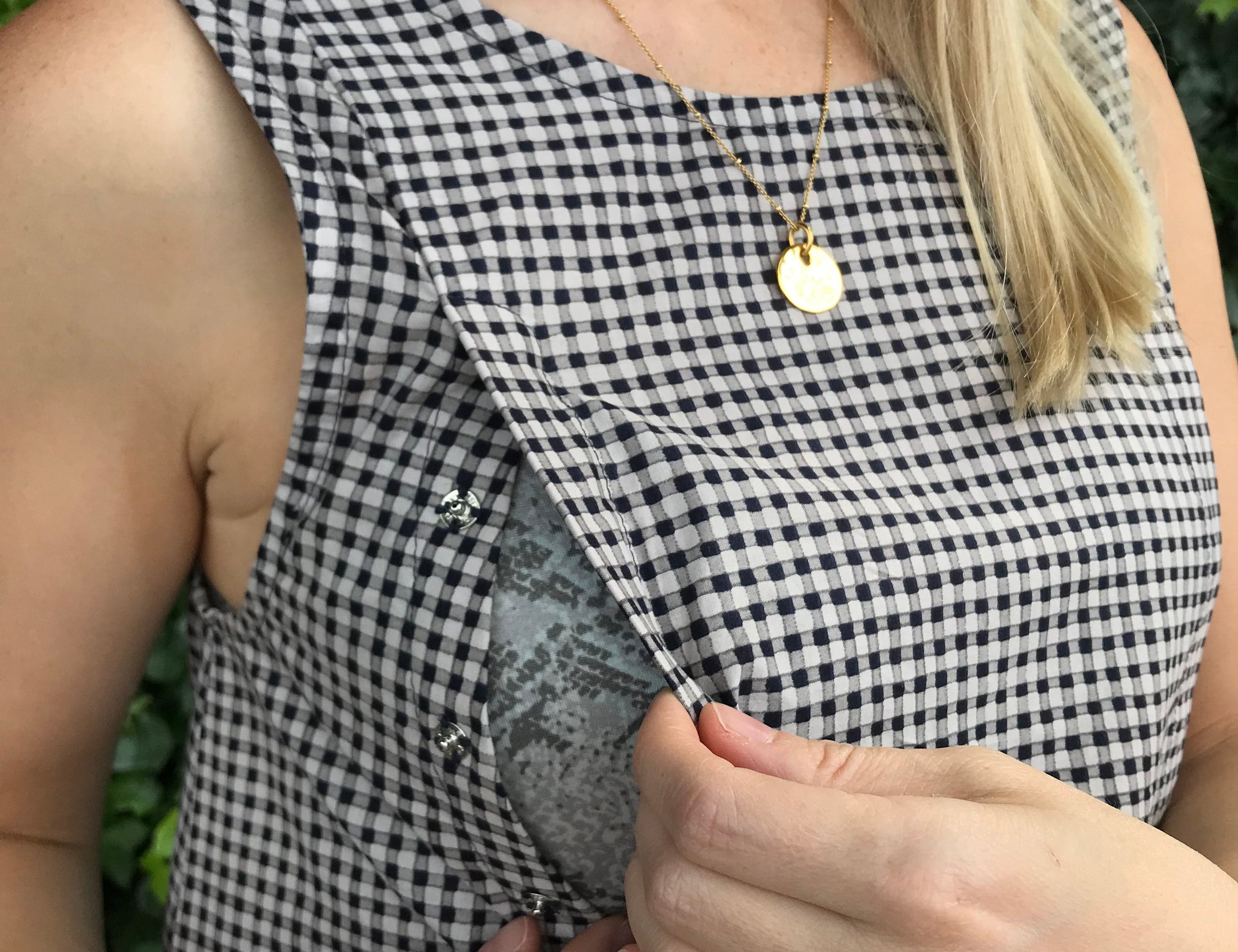 JOURNY Lucy Dress - Navy Gingham 2