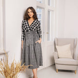 Bump & Milk Teresita Organic Cotton Wrap Dress 3