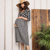 Bump & Milk Teresita Organic Cotton Wrap Dress 2