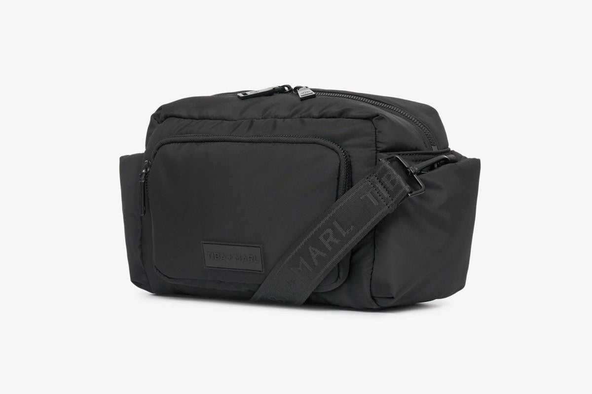 Tiba + Marl Inka Buggy Organiser Black Woven 4