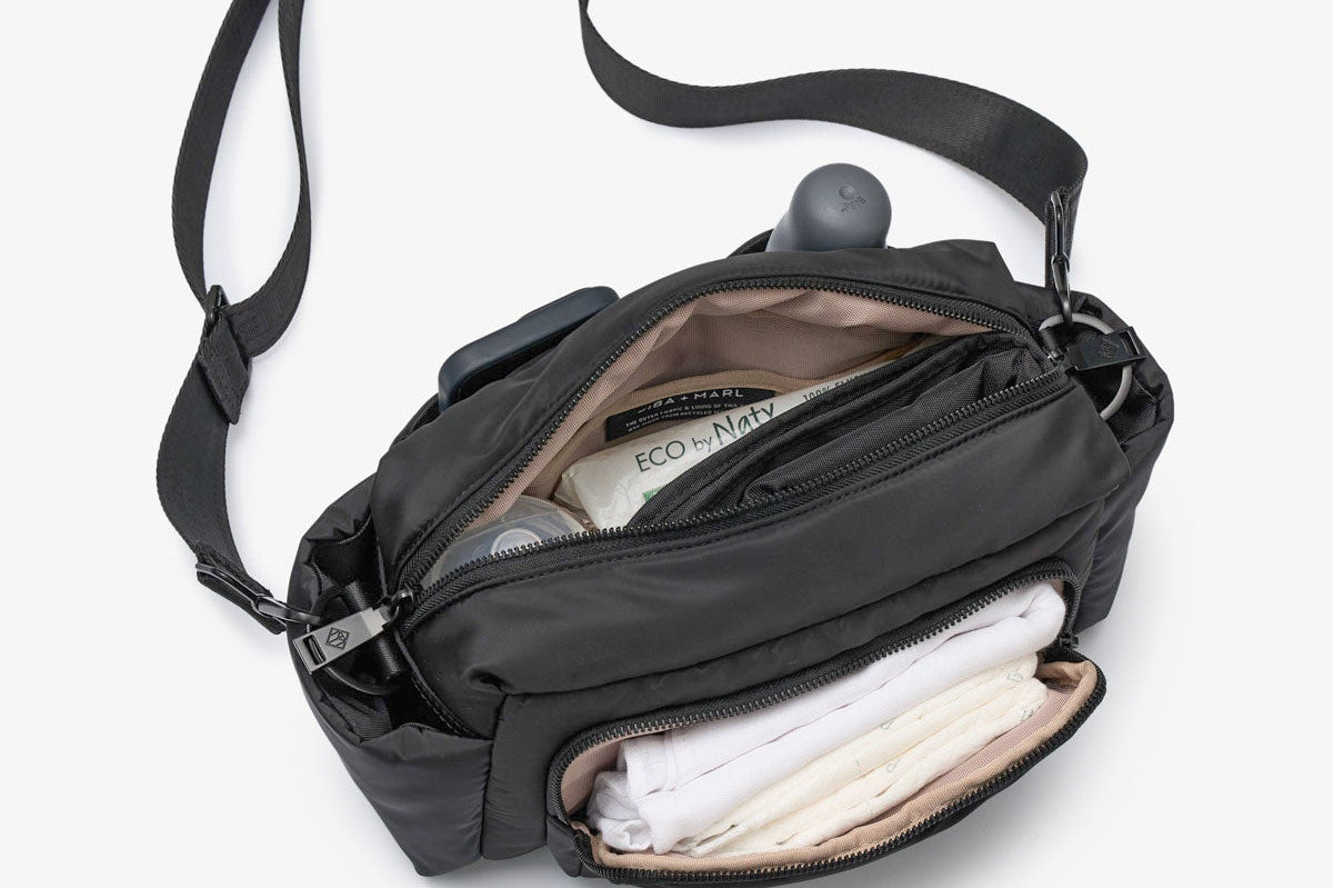 Tiba + Marl Inka Buggy Organiser Black Woven 6