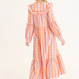 Summery Copenhagen Iona Check Maxi Dress 2