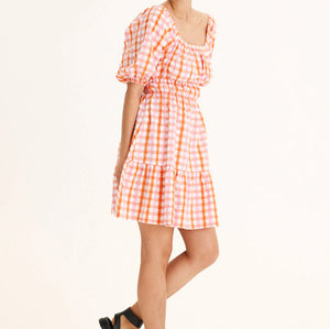 Summery Copenhagen Iona Check Mini Dress 3