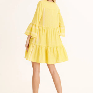 Summery Copenhagen Julia Dress in Vibrant Yellow 2