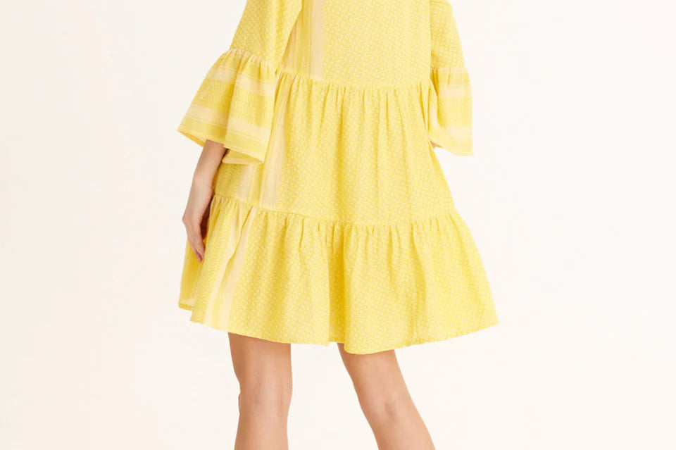 Summery Copenhagen Julia Dress in Vibrant Yellow 2