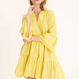 Summery Copenhagen Julia Dress in Vibrant Yellow 3