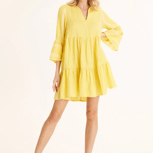 Summery Copenhagen Julia Dress in Vibrant Yellow 1