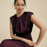Florere Knit And Woven Mix Midi Dress 3