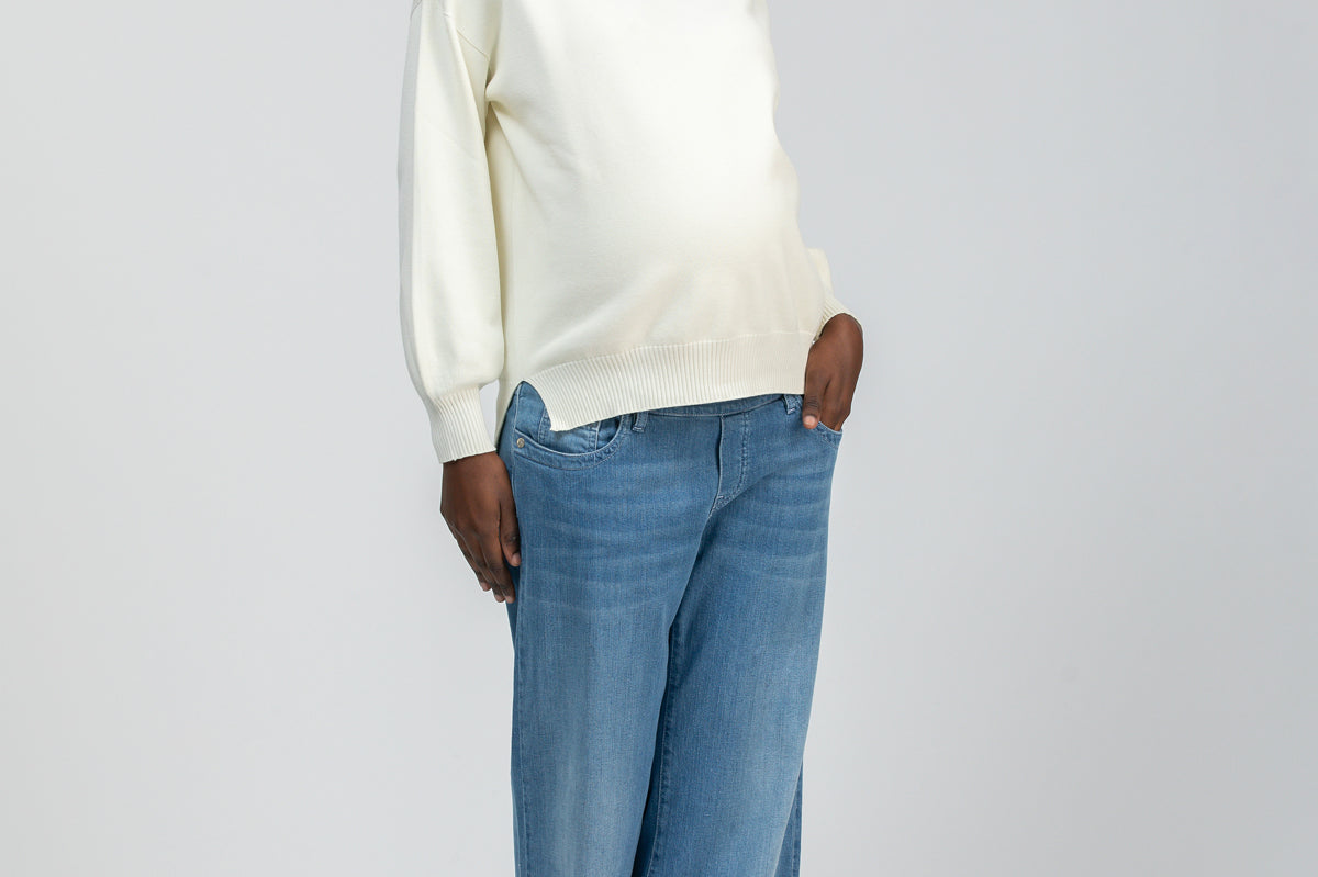 Pietro Brunelli Maternity Wide Leg Maternity Jeans 3