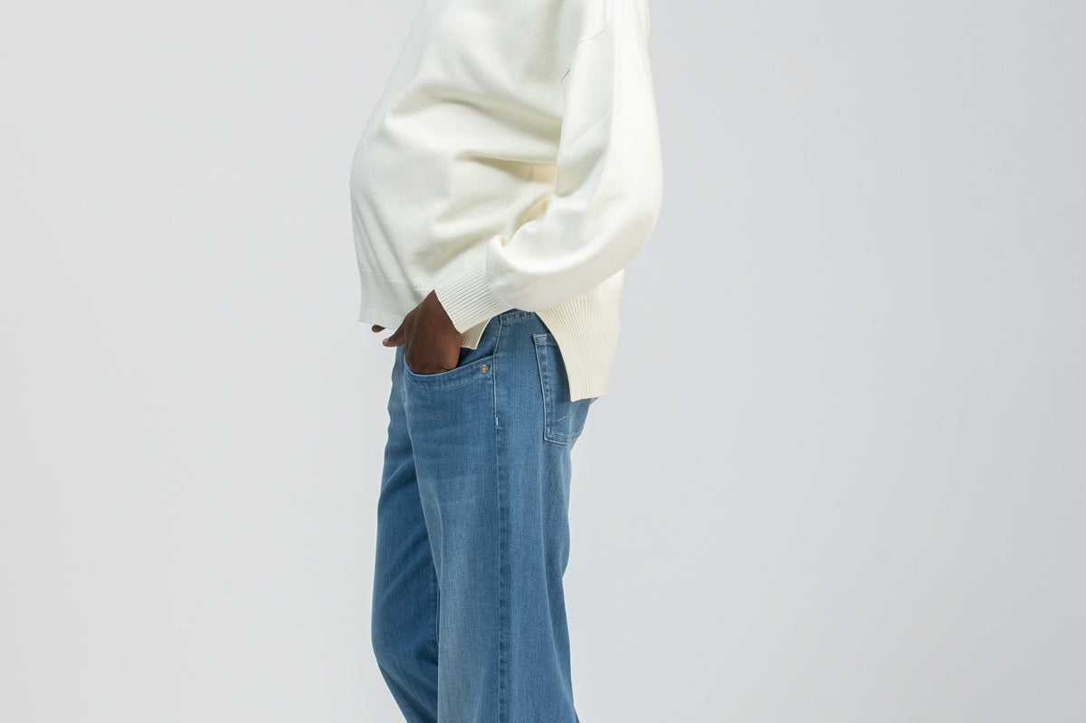 Pietro Brunelli Maternity Wide Leg Maternity Jeans 4