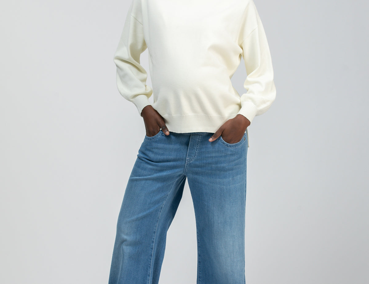 Pietro Brunelli Maternity Wide Leg Maternity Jeans 2