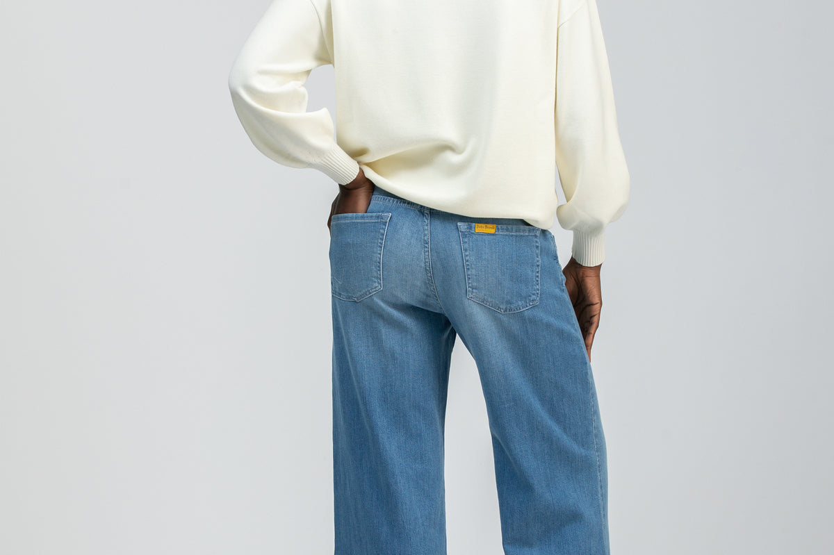 Pietro Brunelli Maternity Wide Leg Maternity Jeans 5