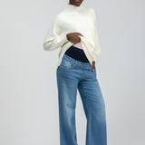 Pietro Brunelli Maternity Wide Leg Maternity Jeans 1