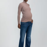 Pietro Brunelli Maternity Wide Leg Dad Maternity Jeans 5