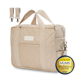 Avery Row Baby Changing Bag - Natural (With Pram Clips) 1
