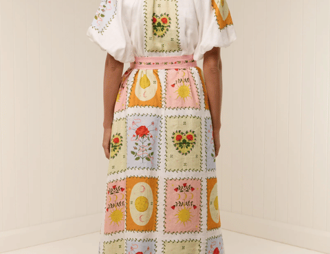 Palm Noosa Marla Dress - Siesta Tile 2