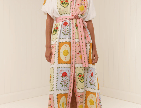 Palm Noosa Marla Dress - Siesta Tile 1