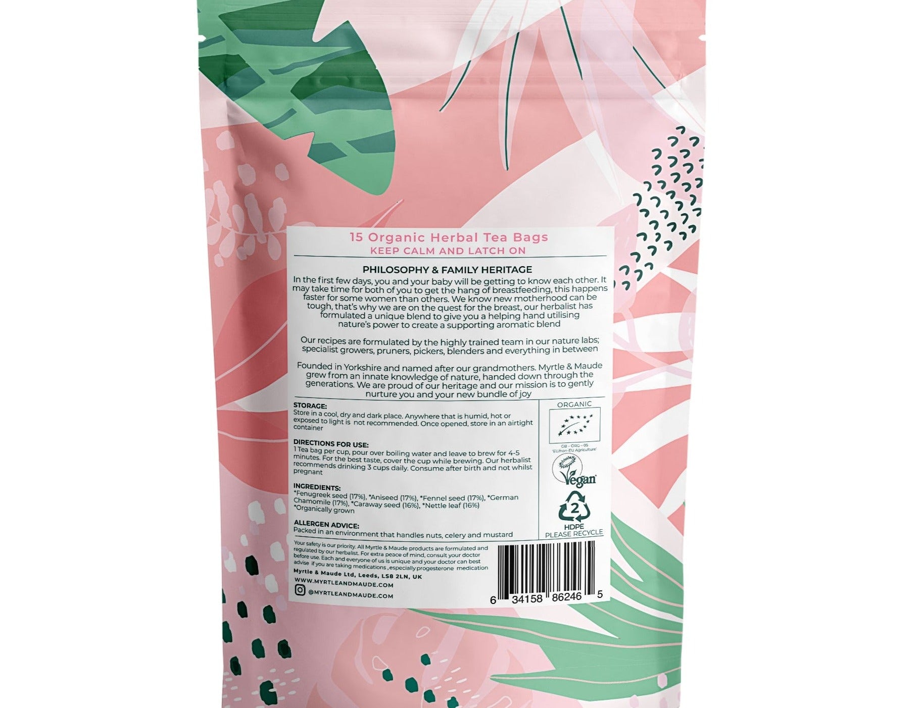 Myrtle & Maude Organic Breastfeeding Tea 2