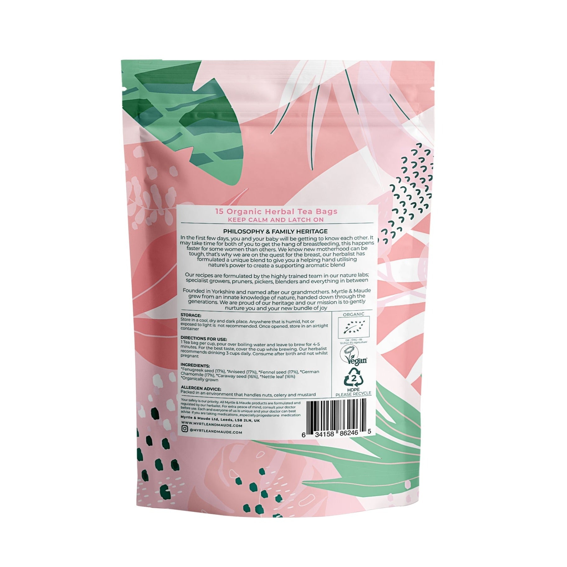 Myrtle & Maude Organic Breastfeeding Tea 2