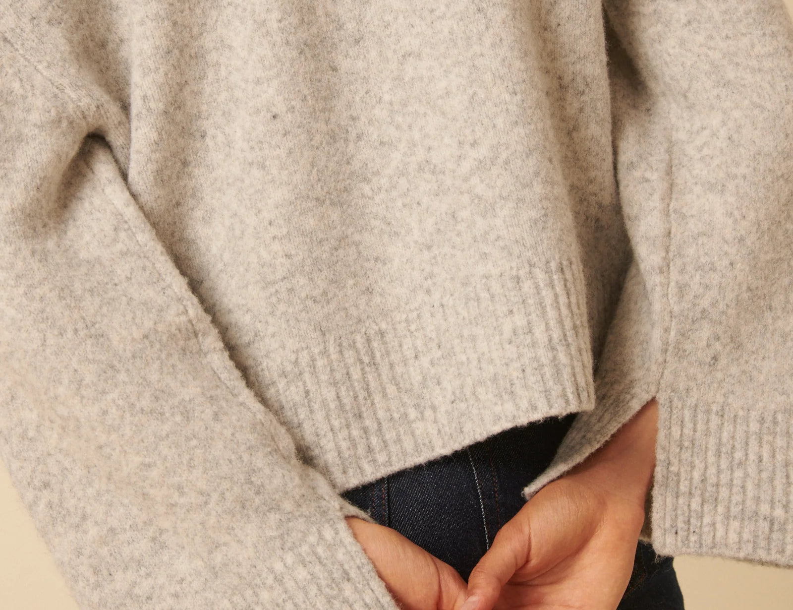 Nobody's Child Light Grey V-Neck Cardigan 2