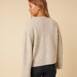 Nobody's Child Light Grey V-Neck Cardigan 4