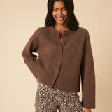 Nobody's Child Wool Crew Neck Cardigan 13