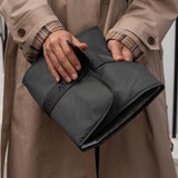 Avery Row Recycled Nylon Travel Baby Changing Mat - Soft Black 4