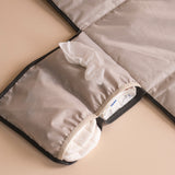 Avery Row Recycled Nylon Travel Baby Changing Mat - Soft Black 3